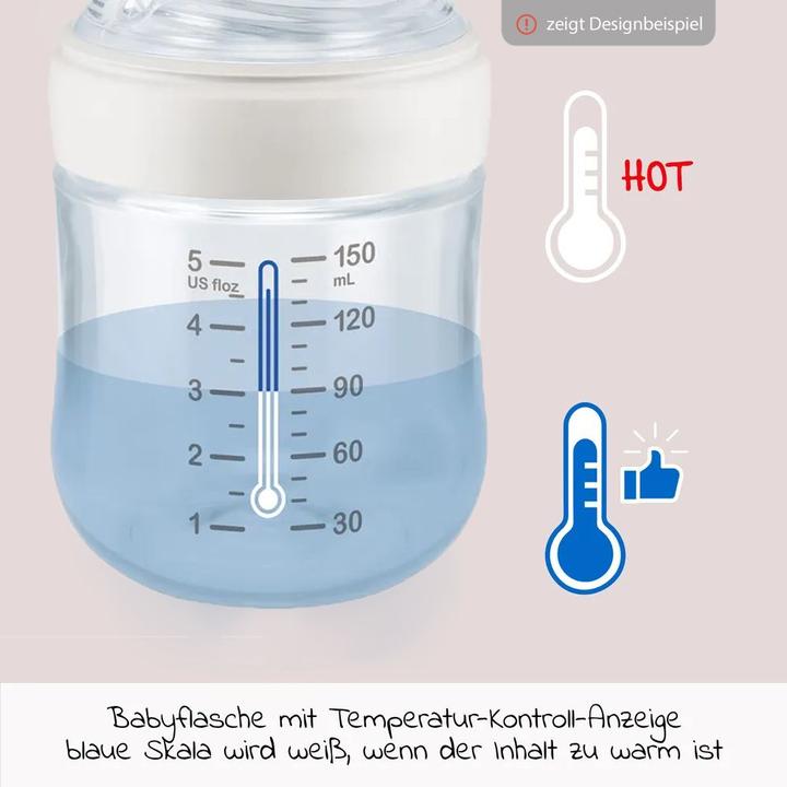 Immagine prodotto NUK biberon for Nature realizzato in materiale sostenibile*, supporto per labbra extra largo e morbido (150 ml)