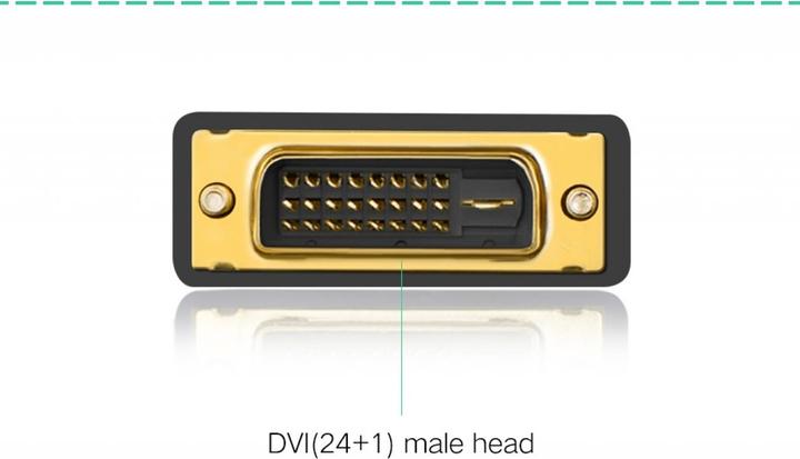 Actual product image Ugreen HDMI / DVI Adapter HDMI female DVI male 24+1 pin (HDMI, 1.60 cm)