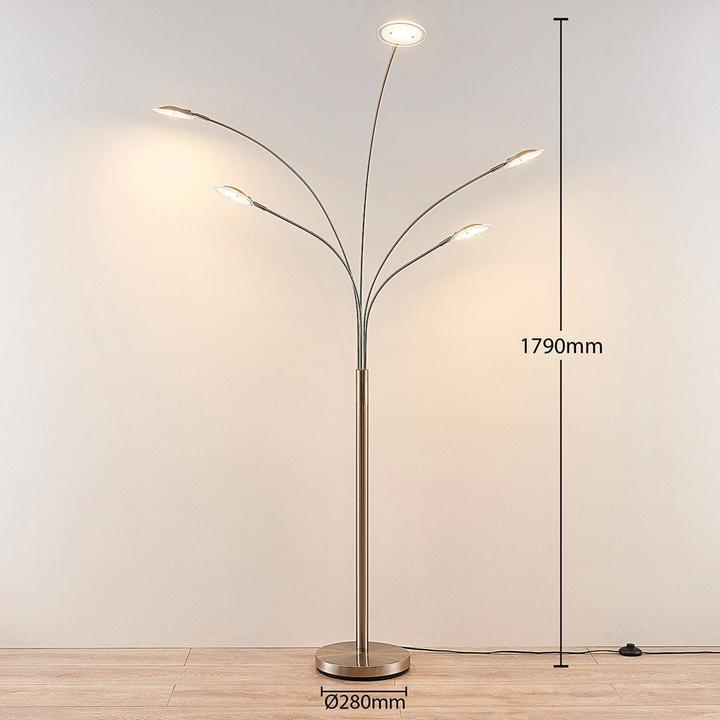 Actual product image Lindby 5-light LED floor lamp Anea (1125 lm)