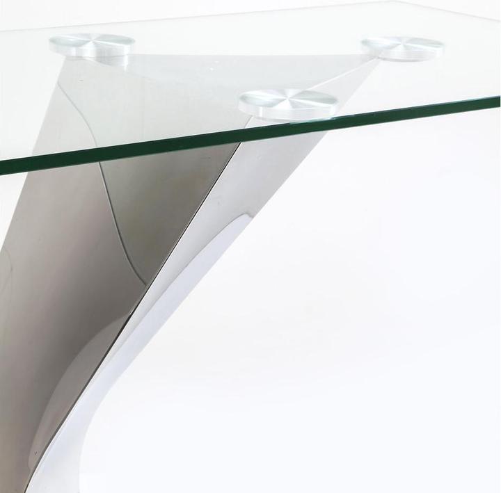 Actual product image Kare Design Console Table Gloria Chrome (140 x 45 x 140 cm)
