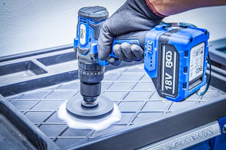 Actual product image BGS Grinding/polishing discs and brush attachment set