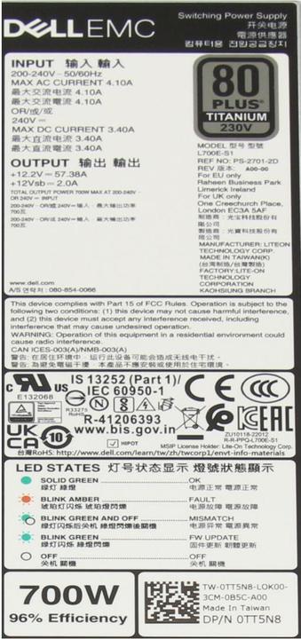Image du produit Dell 450-AMJC (700 W)