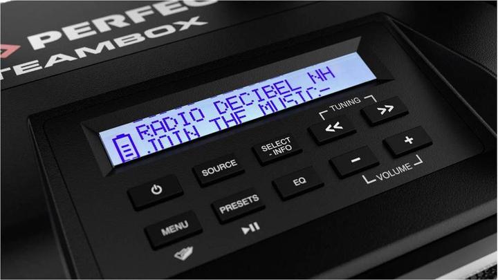 Actual product image PerfectPro DAB+ Radio TEAMBOX Black (FM, DAB+, Bluetooth)