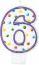 Actual product image Amscan Number candle 6