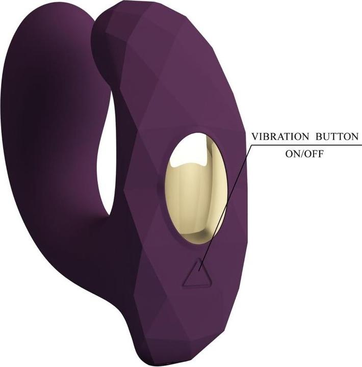 Actual product image Pretty Love Billy Vibration Remote Control Purple - Free App
