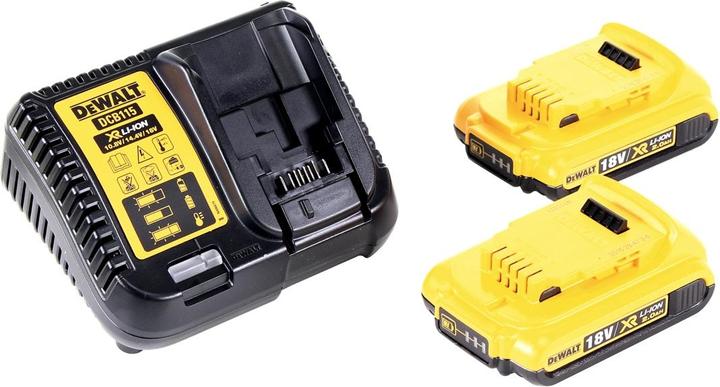 Image du produit DeWalt DCV 100 D2 Souffleur/souffleur de feuilles sans fil 18 V + 2 x DCB 183 Batterie 2 Ah + chargeur (Fonctionnement sur batterie, Souffleur de feuilles)
