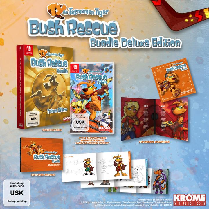 Image du produit TY the Tasmanian Tiger - Bush Rescue Bundle Deluxe (Switch, Switch Lite, Switch OLED, DE)