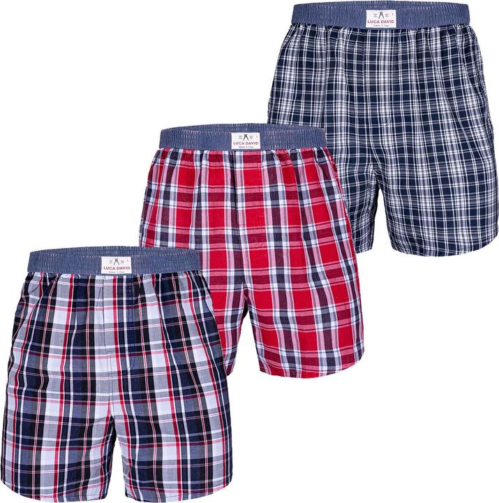 Immagine prodotto Luca David Boxer Olden Glory (L, confezione da 3)