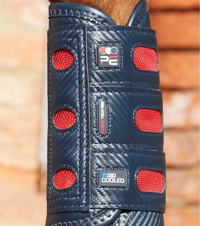 Actual product image Premier Equine front gaiters for horses carbon tech air cooed