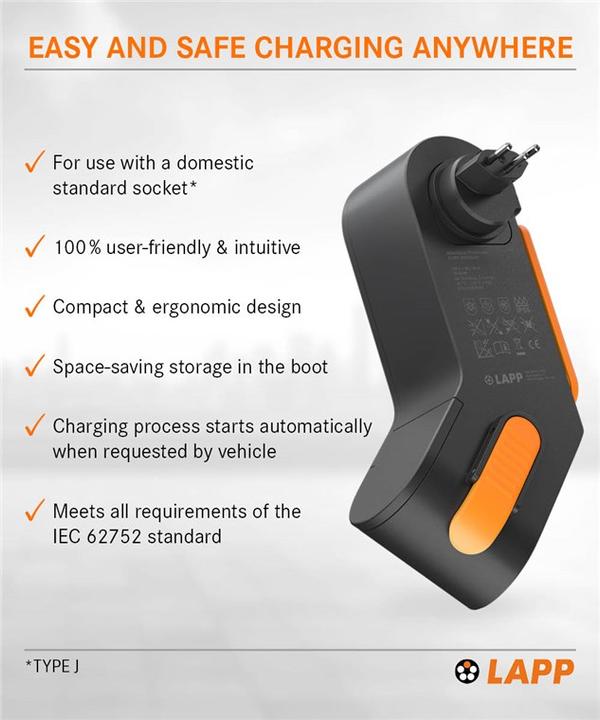 Actual product image Lapp Mobility Mobility Dock (Type 2, 1.80 kW, 8 A, Type 13)