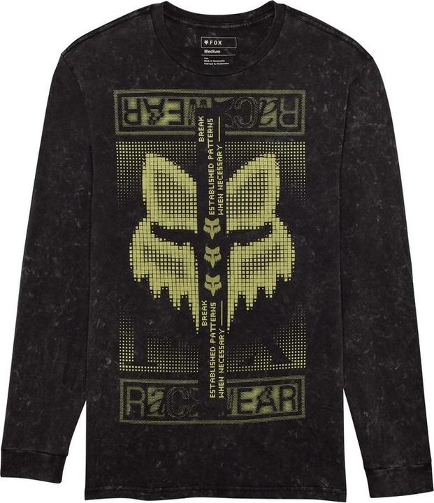 Fox Tee 24 Throttle Ls Prem Blk (M)