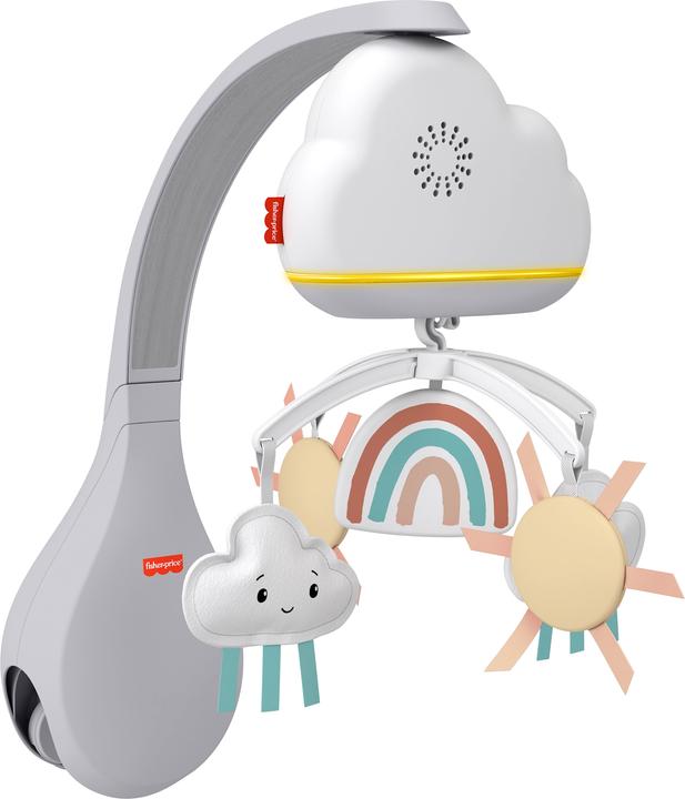 Productafbeelding Fisher-Price Mobiel en muziekdoos voor babybedje Regenboog