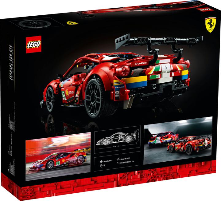 Produktbild LEGO Ferrari 488 GTE (42125, LEGO Technic)