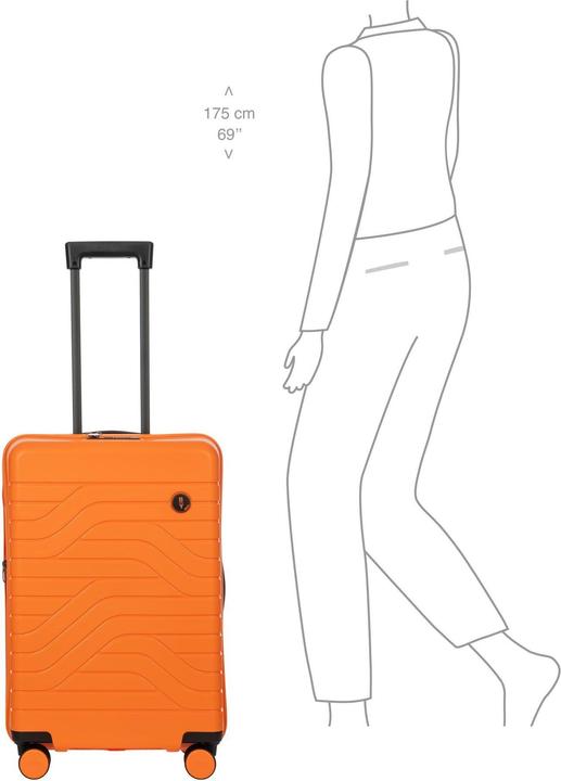 Actual product image Brics BY Ulisse 4-wheel trolley 65 cm (65 l, L (90 - 115l))