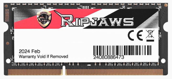 Produktbild G.Skill Ripjaws (1 x 8GB, 1866 MHz, DDR3-RAM, SO-DIMM)