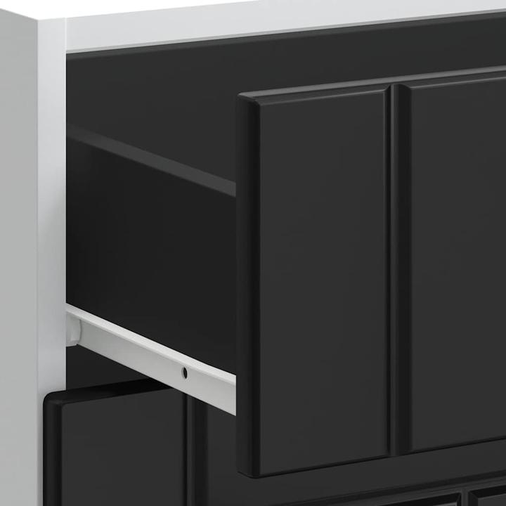 Actual product image VidaXL Kitchen base unit Lucca Black Wood-based sink base unit (60 x 46 x 81.5 cm)