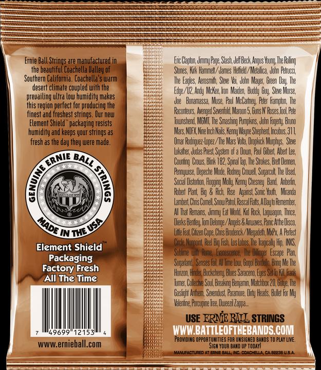 Actual product image Ernie Ball Earthwood 12-String Light Phosphor Bronze Acoustic Guitar Strings (12 x, Guitar, Electric guitar, 0.05")