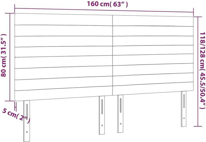 Actual product image VidaXL Erin (160 x 5 x 128 cm)