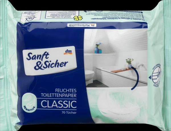 Immagine prodotto dm Sanft&Sicher Carta igienica umida Classic Sensitive (1 x)