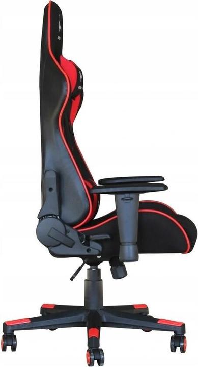 Actual product image Gembird Gaming chair SCORPION juodas/red mesh