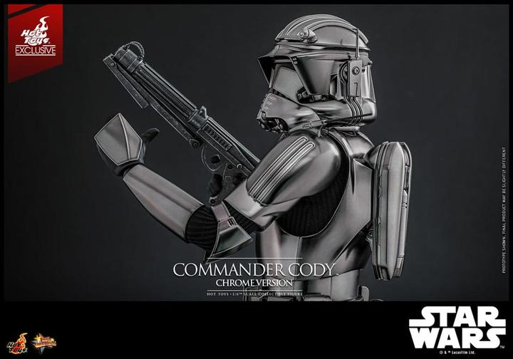 Produktbild Hot Toys Star Wars Movie Masterpiece Actionfigur 1/6 Commander Cody (Chrome Version) Exclusive 30 cm