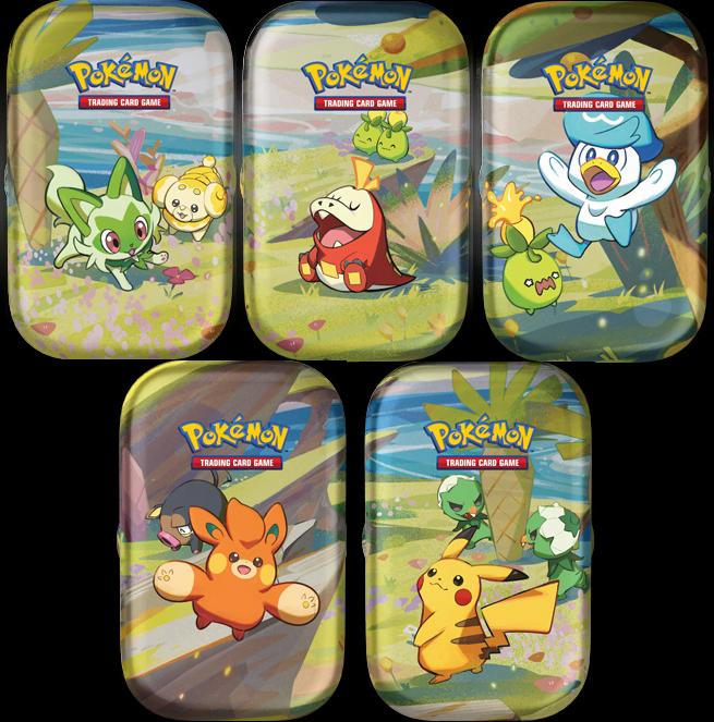 Actual product image Pokémon Mini Fin Paldea Friends (German, Booster Pack)