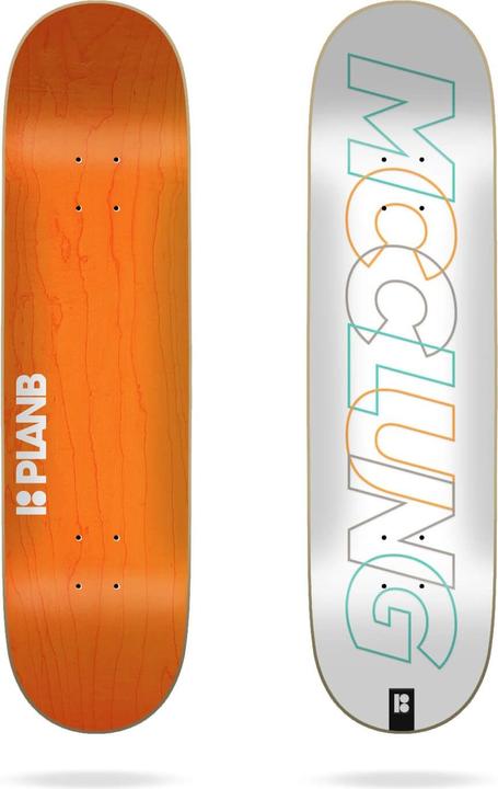 Produktbild Flip Skateboard Deck - Plan B Overlaps McClung 8.25″ (8.25")