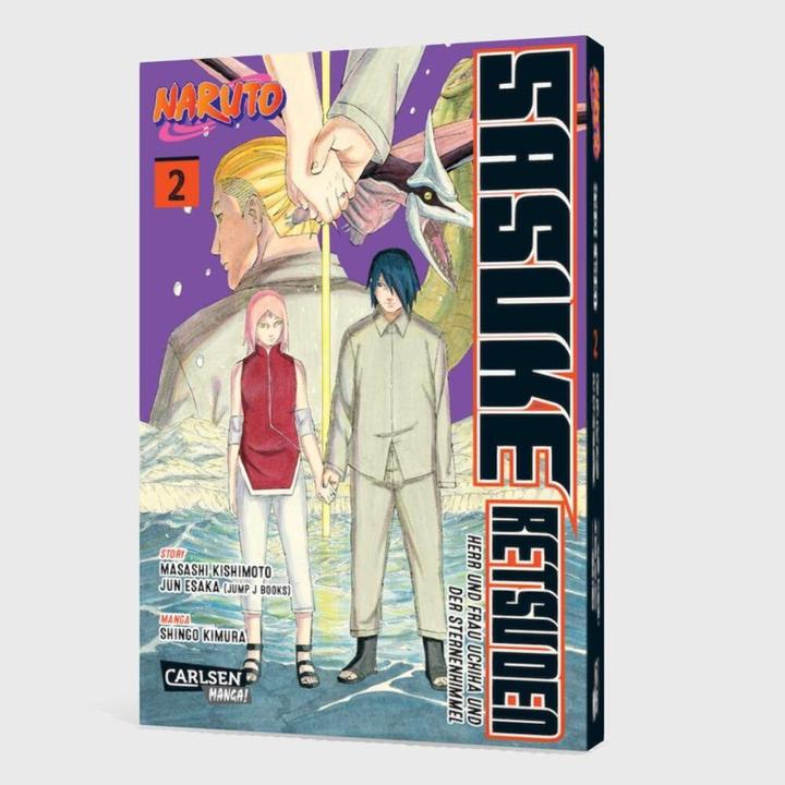 Actual product image Naruto - Sasuke Retsuden: Herr und Frau Uchiha und der Sternenhimmel (Manga) 2 (German, Masashi Kishimoto, Jun Esaka, 2024)