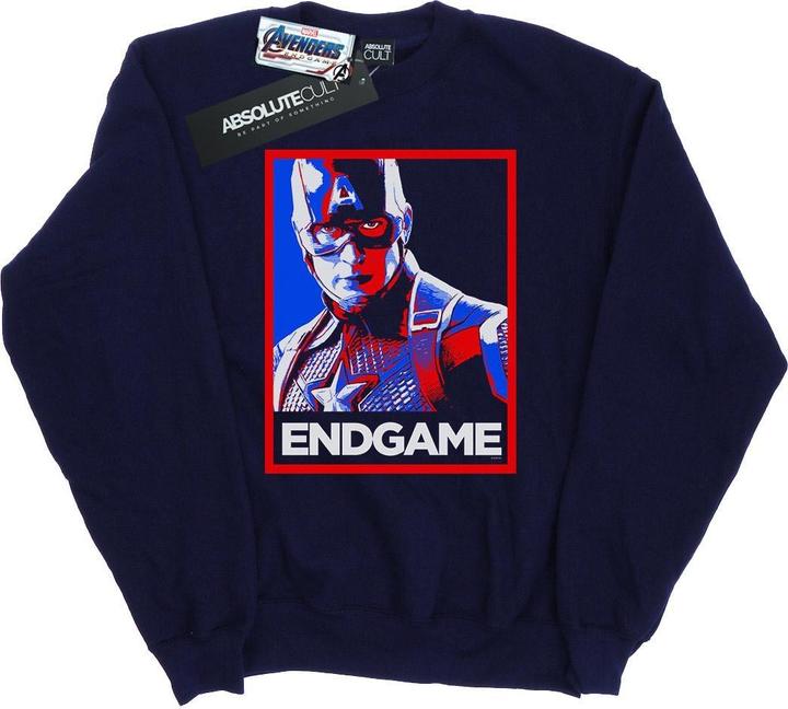 Avengers Endgame Captain America Poster Sweatshirt