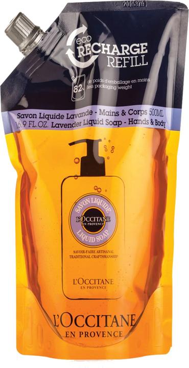 Actual product image L'Occitane Eco Refill Shea Liquid Soap Lavender (500 ml)