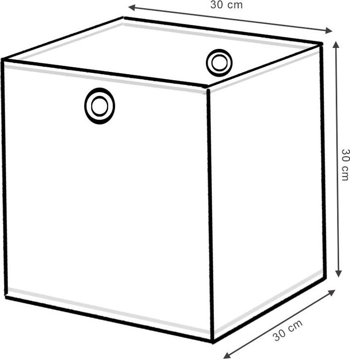 Produktbild Vicco Faltbox (30 x 30 x 30 cm)