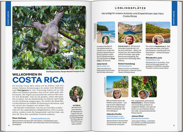 Produktbild Reiseführer Costa Rica (Deutsch, Elizabeth Lavis, Mara Vorhees, Ashley Harrell, Janna Zinzi, Robert Isenberg, 2024)