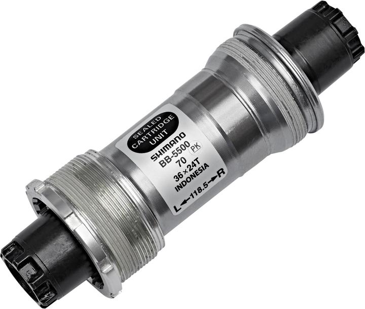 Actual product image Shimano 105 BB-5500 Octalink bottom bracket 70mm