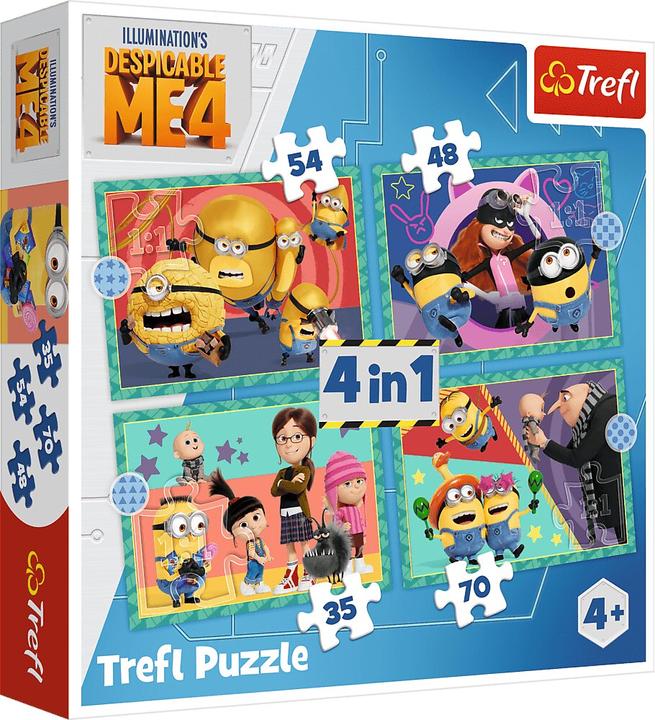 Immagine prodotto Trefl Puzzle 4 in 1 - Minoni (70 pezzi)