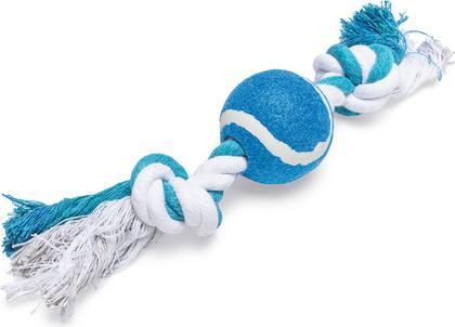 Actual product image Karlie Baumwollknoten mit Tennisball (Ball toy dog)