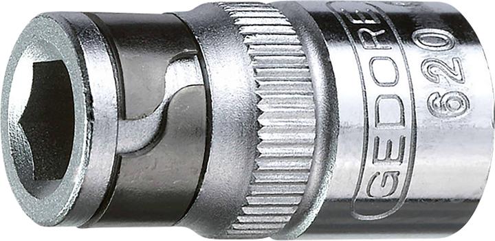Gedore Bit-Adapter für 1/4" Knarre, Einfacher Bit-Wechsel, Passgenauer Halt, Silber