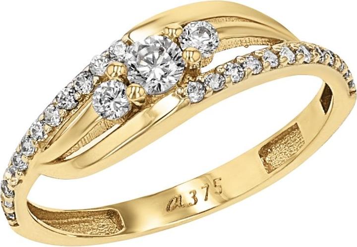 Image du produit Amor Ringe für Damen, Gold 375, Zirkonia synth. (56, 375/9 K)
