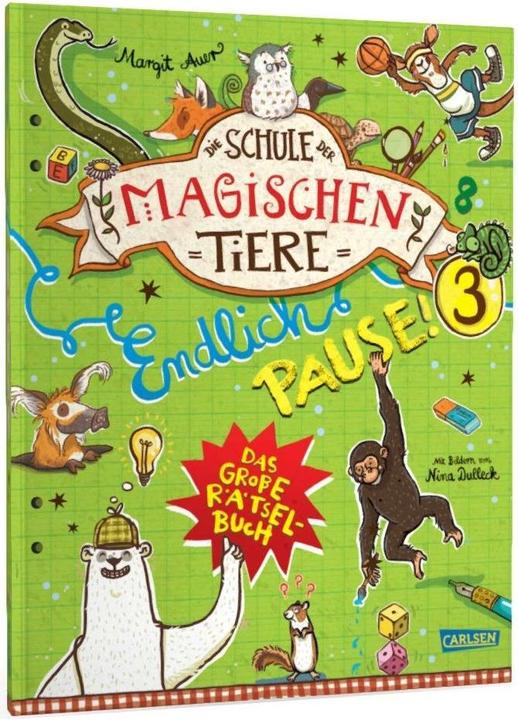 Produktbild Die Schule der mag Tiere - Endlich Pause! Rätselbuch (Deutsch, Christiane Hahn, Nikki Busch, Margit Auer, 2023)