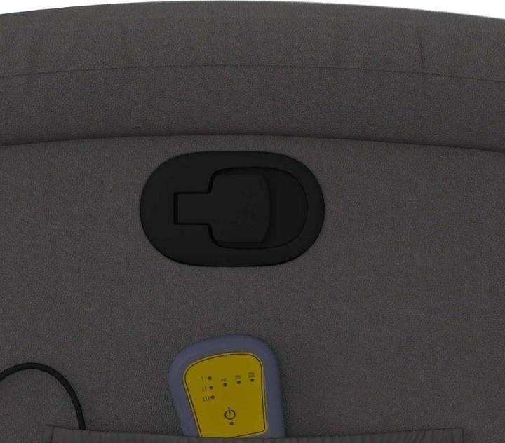Immagine prodotto VidaXL Sedia da massaggio in vera pelle grigia,Colore: Grigio, Materiale: Vera pelle