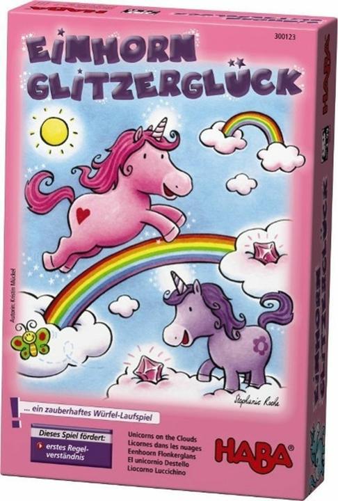 Produktbild Haba Einhorn Glitzerglück (Deutsch, Spanisch, Französisch, Niederländisch, Italienisch, Englisch)