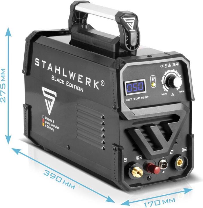 Image du produit Stahlwerk Découpeuse plasma CUT 50 Pilot IGBT avec allumage pilote et 50 ampères
