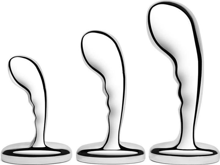 Image du produit Earthly Body Kit de formation b-Vibe P-Spot en acier inoxydable : bouchons anaux pour stimulation progressive