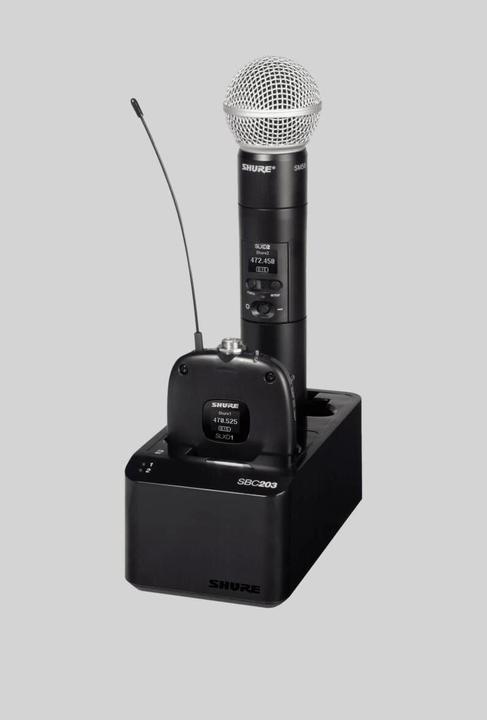 Image du produit Shure SBC203-PS SLX-D dubbele acculader