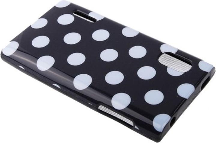 Produktbild König Design Schutzhülle TPU Punkte Case für Handy LG Optimus L5 / E610 (Optimus L5)