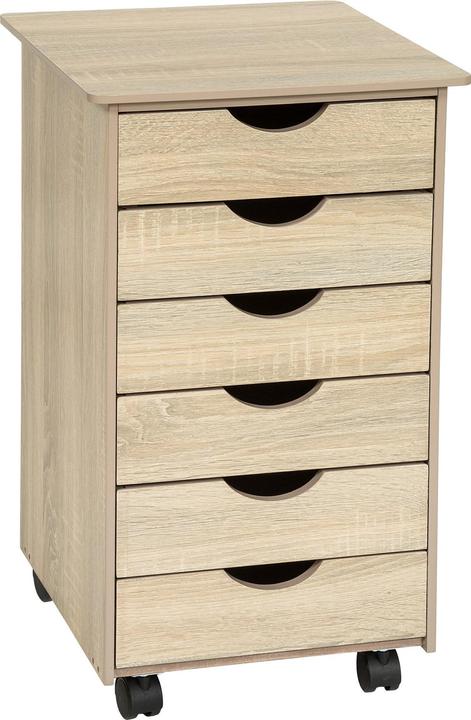Image du produit tectake Conteneur roulant (36 x 40 x 65 cm)
