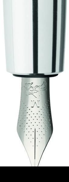 Image du produit Faber-Castell Bloc plume e-motion M (Argent, 1 x)