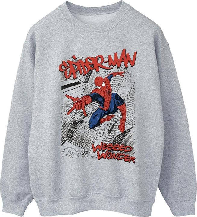 Immagine prodotto Spider-Man Sketch City Felpa Uomo (XL)