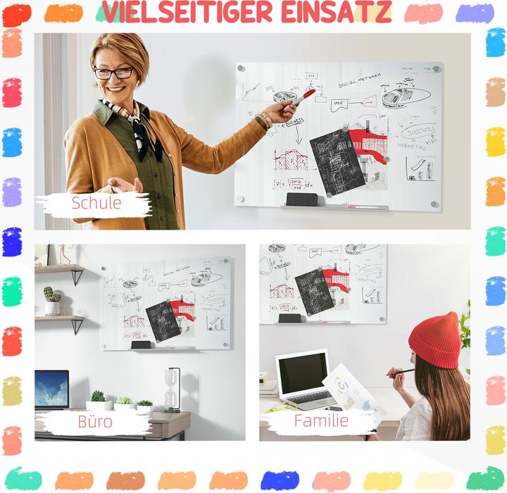 Actual product image Vinsetto Magnetic board (90 x 60 cm)