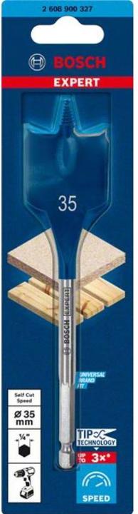 Actual product image Bosch Professional Zubehör EXPERT Self Cut Speed Flat Milling Drill, 35 x 152 mm (35 millimetres)