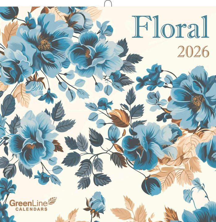 Produktbild Greenline GreenLineFloral2026-Wand-Kalender-Broschüren-Kalender-30x30-30x60geöf (30 x 30 cm, Harter Einband, Deutsch)